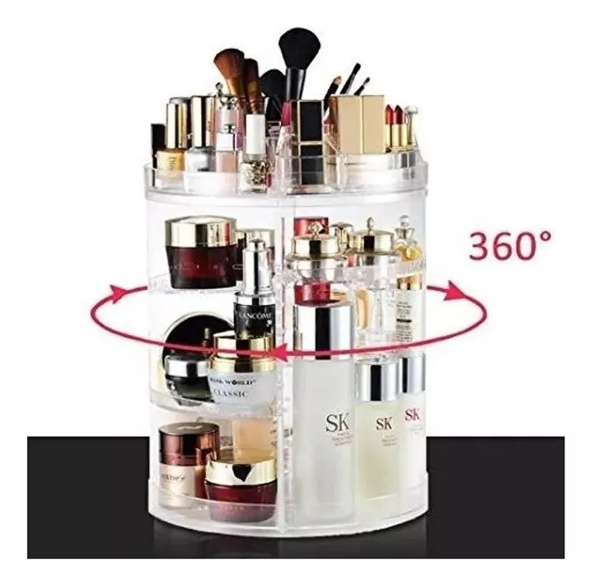 Organizador De Maquillaje Cosmeticos Rotación De 360 Grados