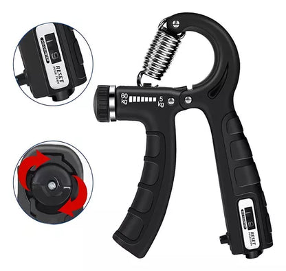 Tensor Hand Grip 60 Kg Contador Fortalece Mano Terapia Brazo