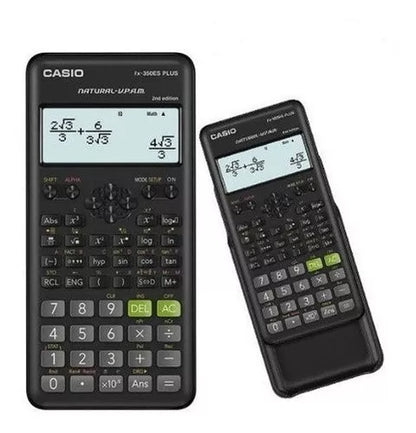 Calculadora Cientifica Casio Fx 350 Plus 2da Generación Color Negro