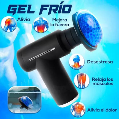 Massage Gun Masajeador Muscular Eléctrico Pistola Calor Frio Color Gun